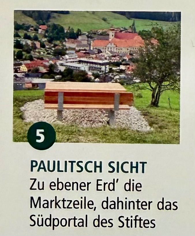Paulitsch-Sicht auf Sankt Lambrecht und das Benediktinerstift
